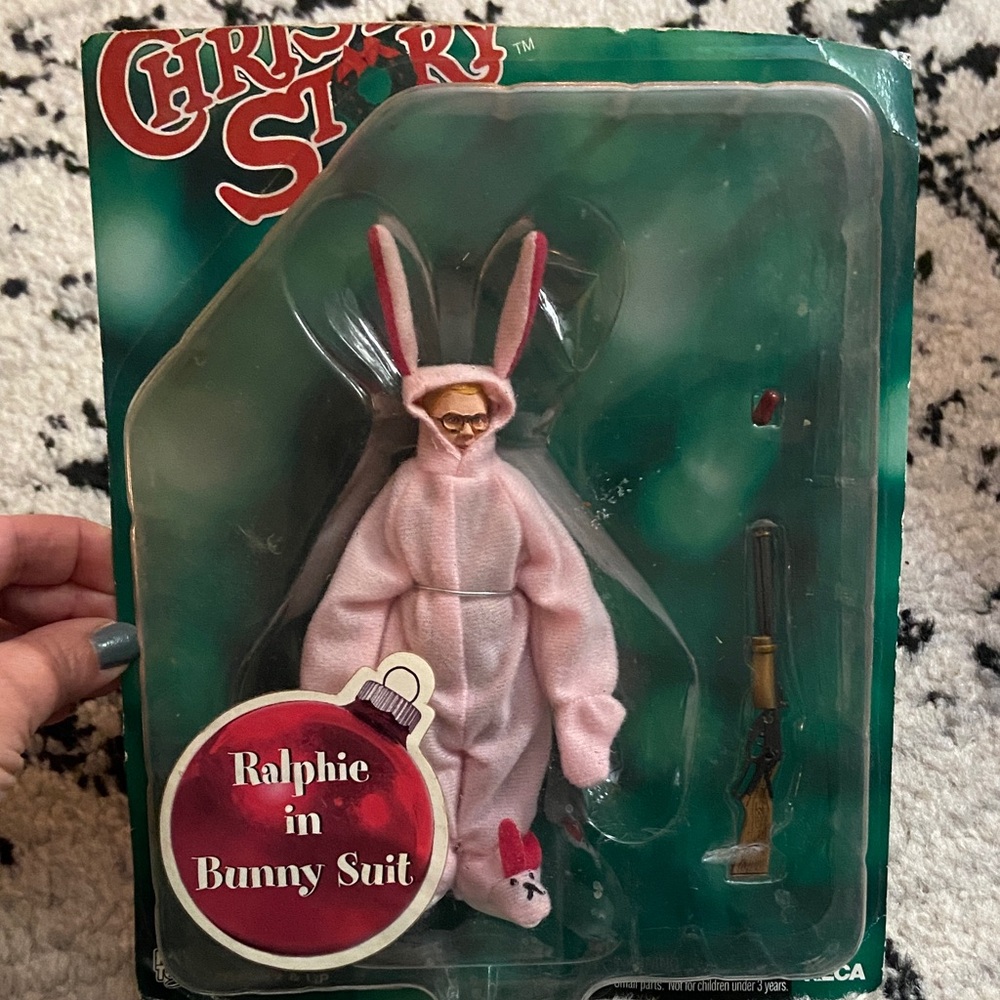 A Christmas Story Ralphie in Bunny Suit Figure
